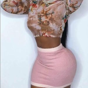 Angel in the sky skirt set